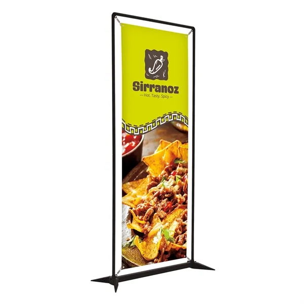 3' FrameWorx display with one-sided 13 oz. smooth scrim vinyl banner.... from ASI 87188 Showdown Displays