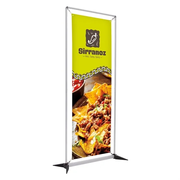 3' FrameWorx display with one-sided 13 oz. smooth scrim vinyl banner.... from ASI 87188 Showdown Displays