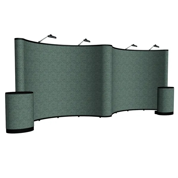 20' Show N' Rise polyester, aluminum and plastic gullwing style wall... from ASI 87188 Showdown Displays