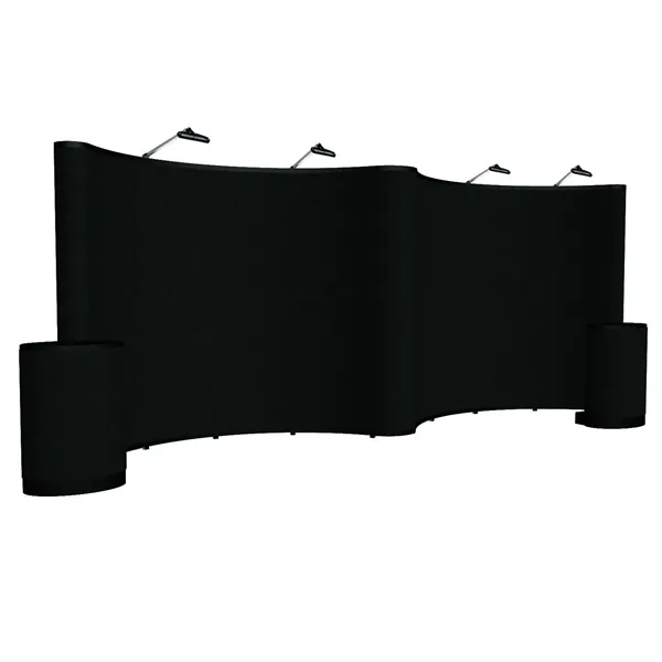 20' Show N' Rise polyester, aluminum and plastic gullwing style wall... from ASI 87188 Showdown Displays