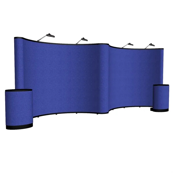 20' Show N' Rise polyester, aluminum and plastic gullwing style wall... from ASI 87188 Showdown Displays