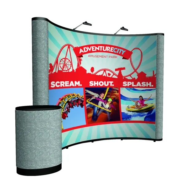 10' curved Show 'N Rise floor kit.... from ASI 87188 Showdown Displays