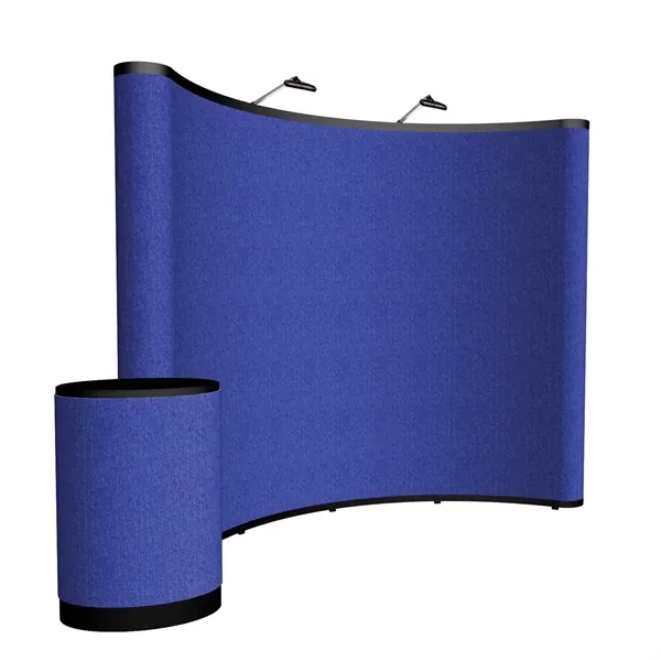 10' curved Show 'N Rise floor display kit.... from ASI 87188 Showdown Displays