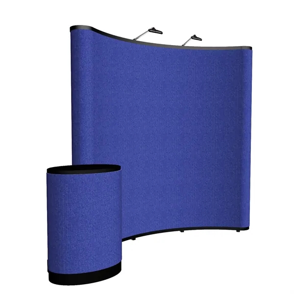 8' curved Show 'N Rise floor display kit.... from ASI 87188 Showdown Displays