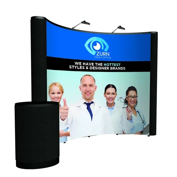 10' curved ARISE floor display kit.... from ASI 87188 Showdown Displays