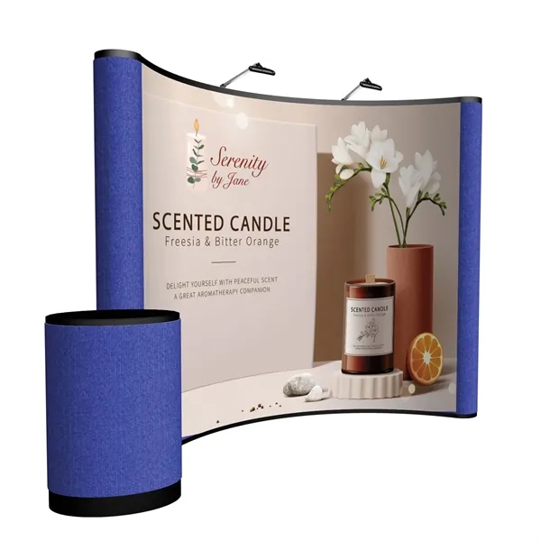 10' curved ARISE floor display kit.... from ASI 87188 Showdown Displays