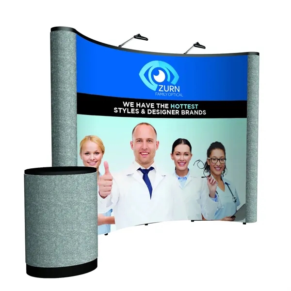 10' curved ARISE floor display kit.... from ASI 87188 Showdown Displays