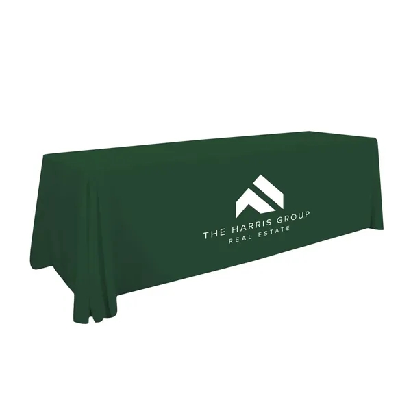 8' table throw made of 100% woven polyester pongee fabric with... from ASI 87188 Showdown Displays
