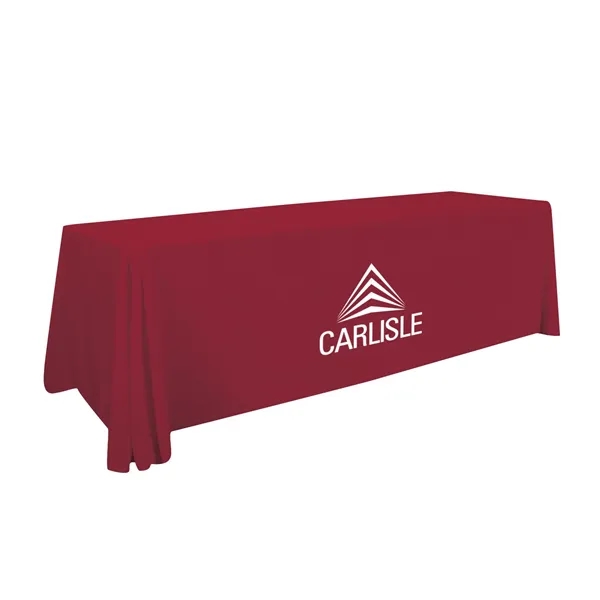 8' table throw made of 100% woven polyester pongee fabric with... from ASI 87188 Showdown Displays