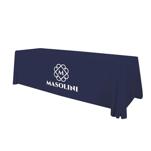 8' table throw made of 100% woven polyester pongee fabric with... from ASI 87188 Showdown Displays
