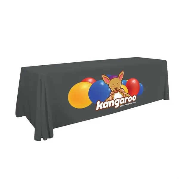 8' standard table throw made of polyester with 4 sides, draped... from ASI 87188 Showdown Displays
