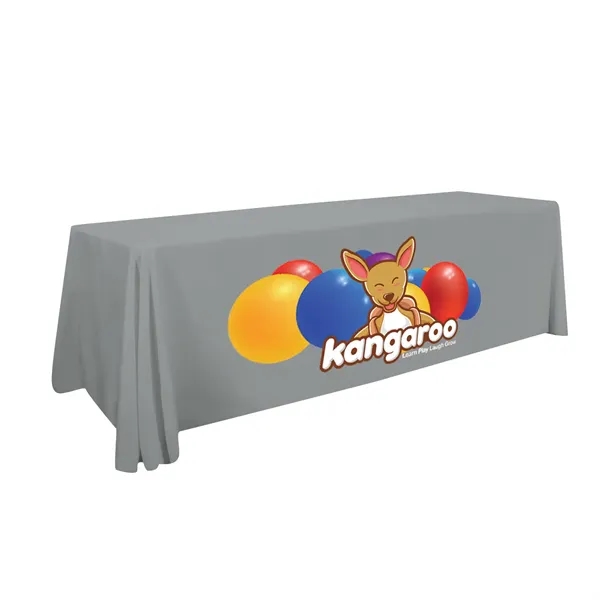 8' standard table throw made of polyester with 4 sides, draped... from ASI 87188 Showdown Displays