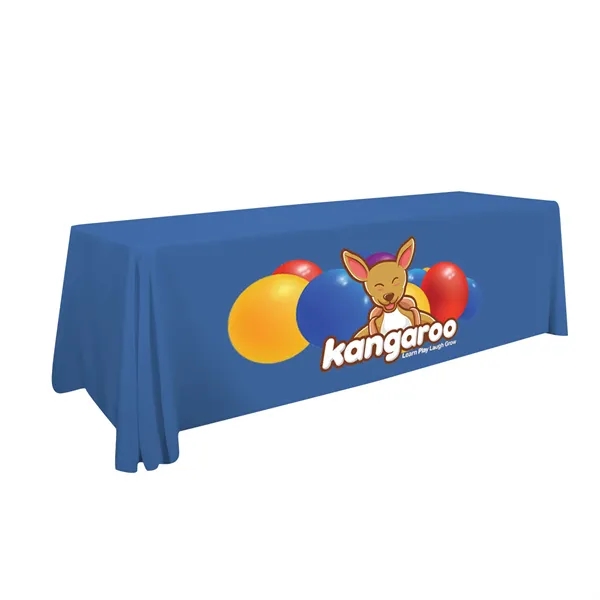 8' standard table throw made of polyester with 4 sides, draped... from ASI 87188 Showdown Displays