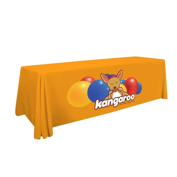 8' standard table throw made of polyester with 4 sides, draped... from ASI 87188 Showdown Displays