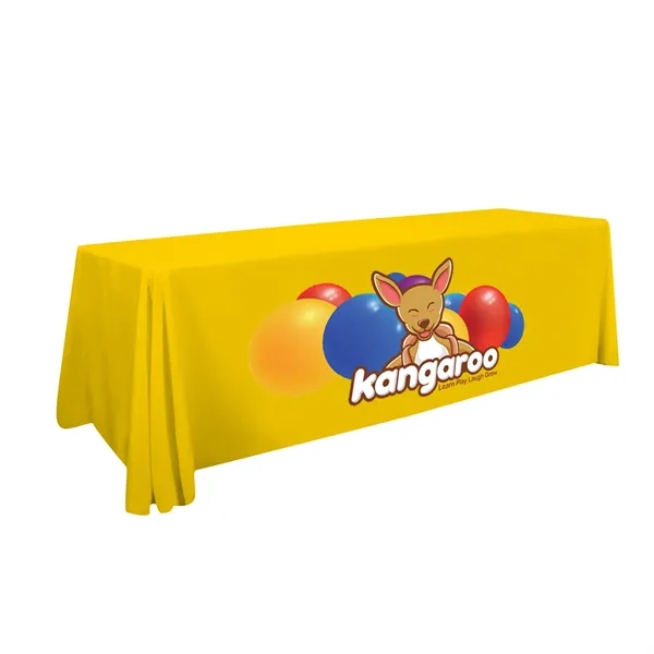 8' standard table throw made of polyester with 4 sides, draped... from ASI 87188 Showdown Displays