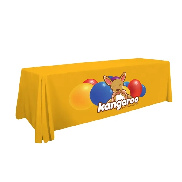 8' standard table throw made of polyester with 4 sides, draped... from ASI 87188 Showdown Displays