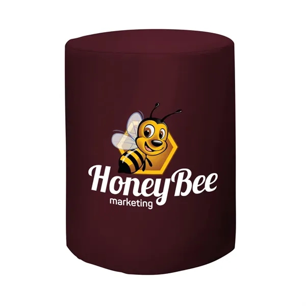 Polyester poplin fitted table throw designed to fit 31.5" round, bar-height... from ASI 87188 Showdown Displays