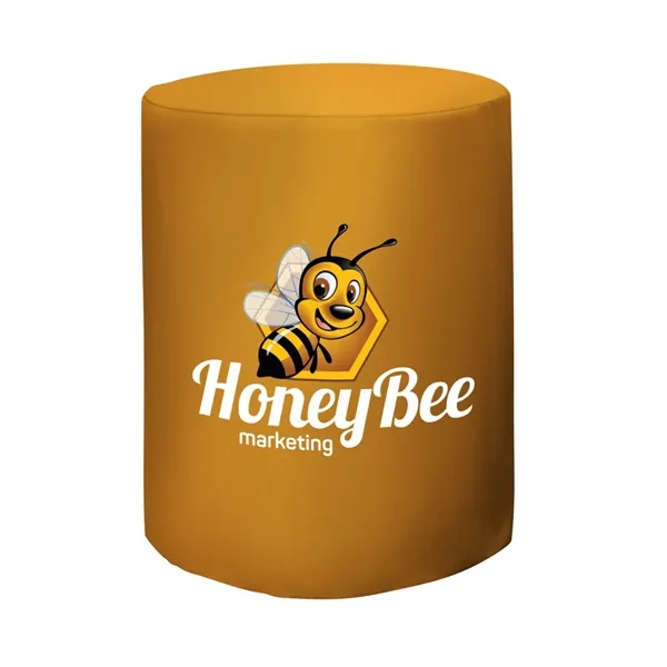 Polyester poplin fitted table throw designed to fit 31.5" round, bar-height... from ASI 87188 Showdown Displays