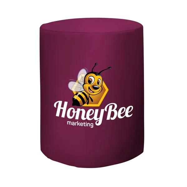 Polyester poplin fitted table throw designed to fit 31.5" round, bar-height... from ASI 87188 Showdown Displays