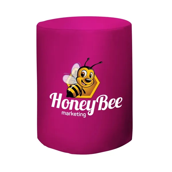 Polyester poplin fitted table throw designed to fit 31.5" round, bar-height... from ASI 87188 Showdown Displays