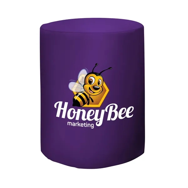 Polyester poplin fitted table throw designed to fit 31.5" round, bar-height... from ASI 87188 Showdown Displays