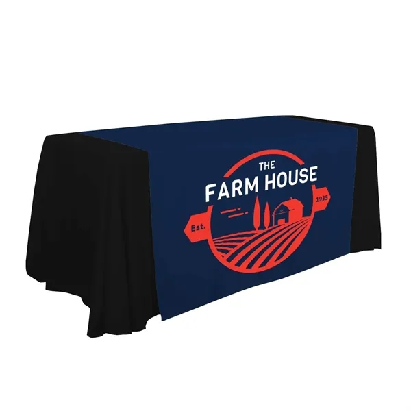 57" x 80" polyester poplin table runner with customization.... from ASI 87188 Showdown Displays