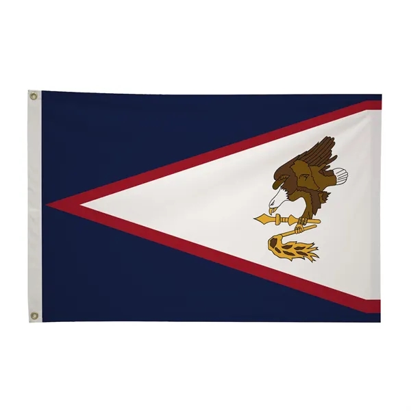 2' x 3' state flag made of nylon with a snow-white... from ASI 87188 Showdown Displays