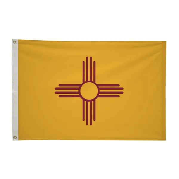 2' x 3' state flag made of nylon with a snow-white... from ASI 87188 Showdown Displays