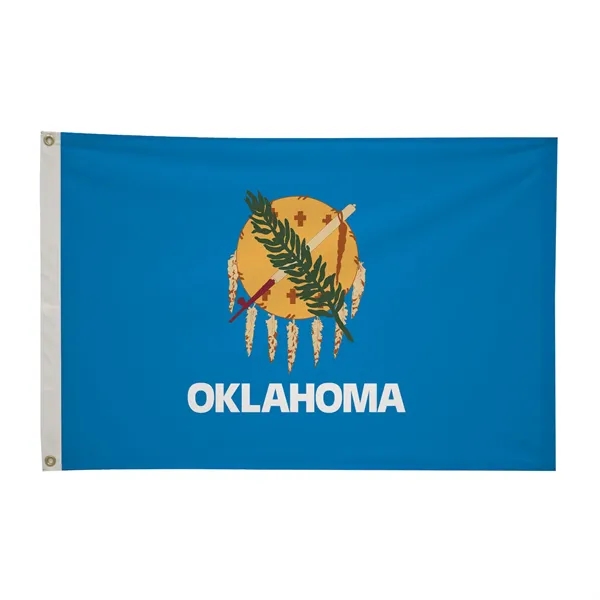 2' x 3' state flag made of nylon with a snow-white... from ASI 87188 Showdown Displays