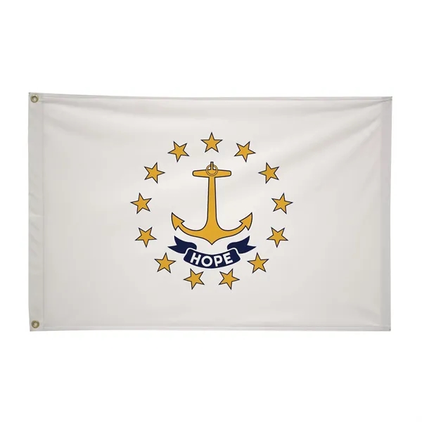 2' x 3' state flag made of nylon with a snow-white... from ASI 87188 Showdown Displays