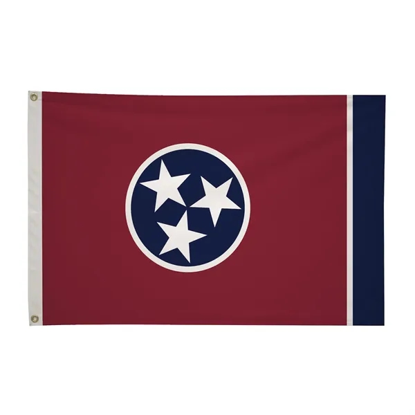 2' x 3' state flag made of nylon with a snow-white... from ASI 87188 Showdown Displays