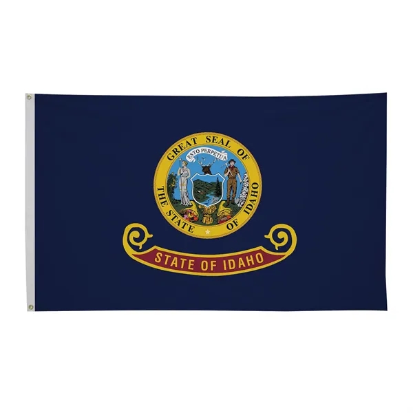 3' x 5' state flag made of nylon with a snow-white... from ASI 87188 Showdown Displays