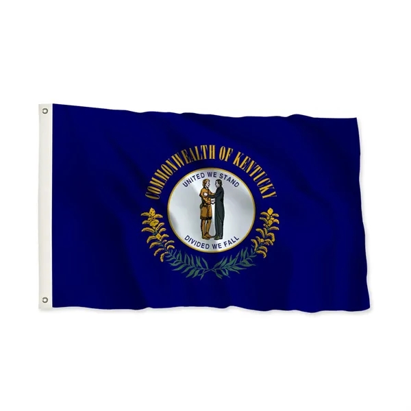 3' x 5' state flag made of nylon with a snow-white... from ASI 87188 Showdown Displays