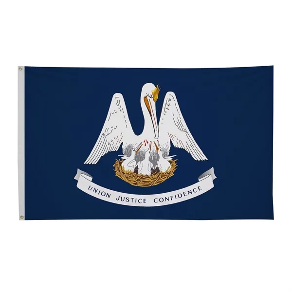 3' x 5' state flag made of nylon with a snow-white... from ASI 87188 Showdown Displays