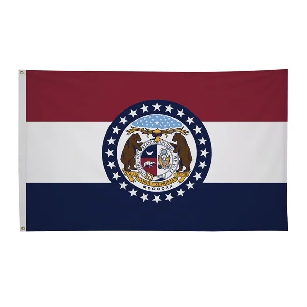 3' x 5' state flag made of nylon with a snow-white... from ASI 87188 Showdown Displays