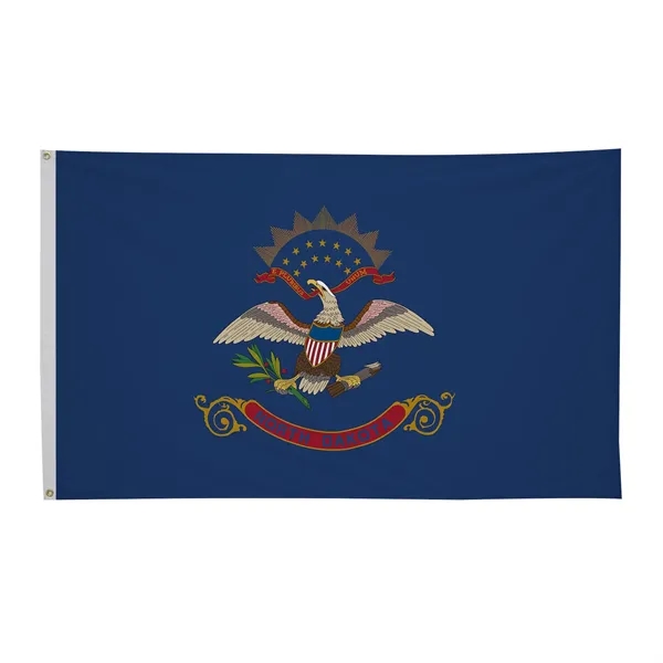 3' x 5' state flag made of nylon with a snow-white... from ASI 87188 Showdown Displays