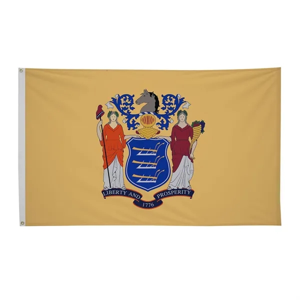 3' x 5' state flag made of nylon with a snow-white... from ASI 87188 Showdown Displays