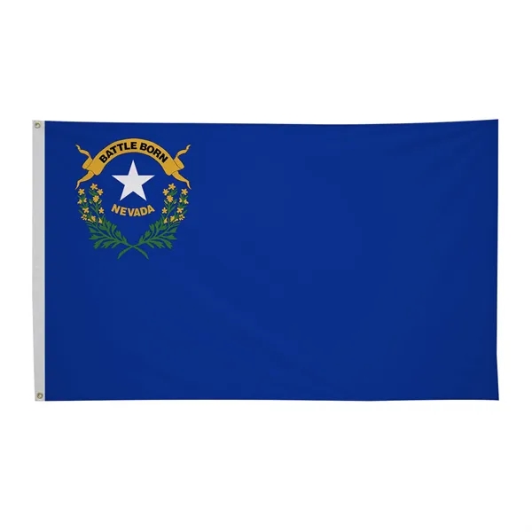 3' x 5' state flag made of nylon with a snow-white... from ASI 87188 Showdown Displays