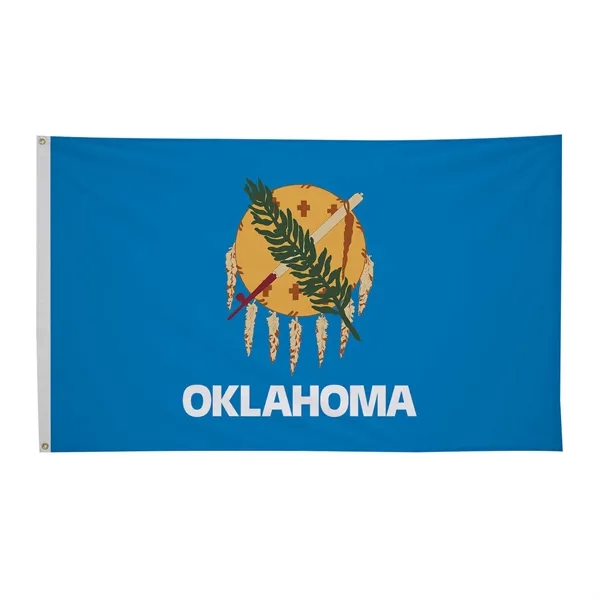 3' x 5' state flag made of nylon with a snow-white... from ASI 87188 Showdown Displays