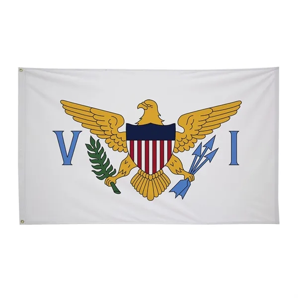 3' x 5' state flag made of nylon with a snow-white... from ASI 87188 Showdown Displays