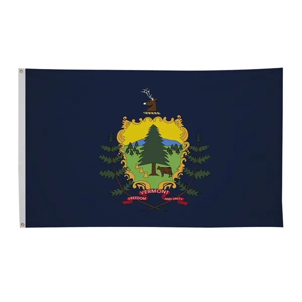 3' x 5' state flag made of nylon with a snow-white... from ASI 87188 Showdown Displays