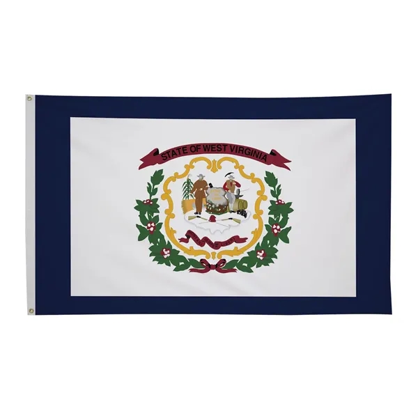 3' x 5' state flag made of nylon with a snow-white... from ASI 87188 Showdown Displays