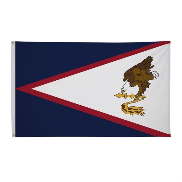 3' x 5' state flag made of nylon with a snow-white... from ASI 87188 Showdown Displays
