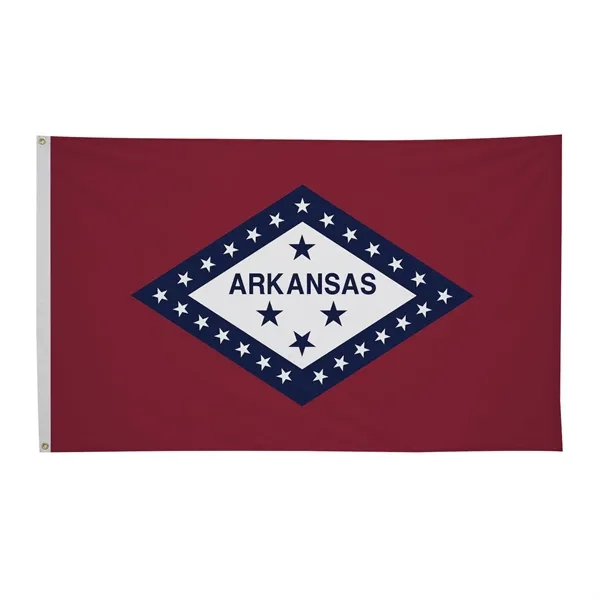 3' x 5' state flag made of nylon with a snow-white... from ASI 87188 Showdown Displays