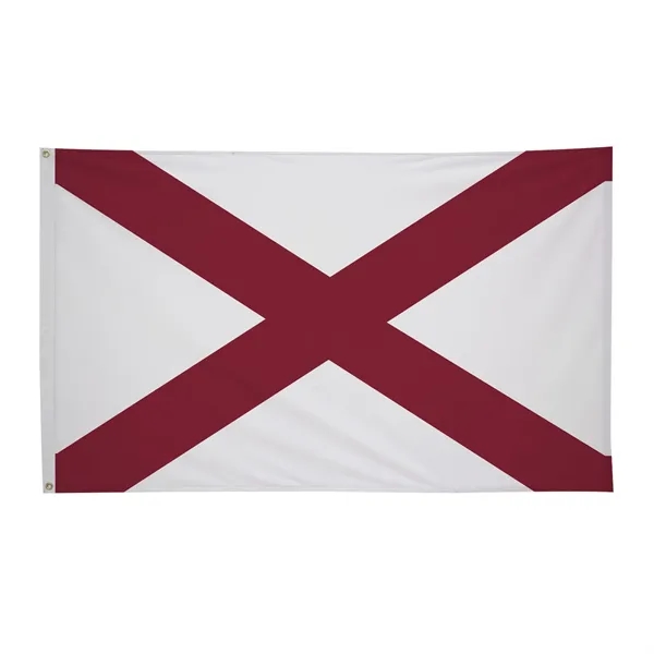 3' x 5' state flag made of nylon with a snow-white... from ASI 87188 Showdown Displays