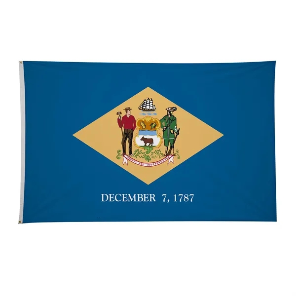 4' x 6' state flag made of nylon with a snow-white... from ASI 87188 Showdown Displays