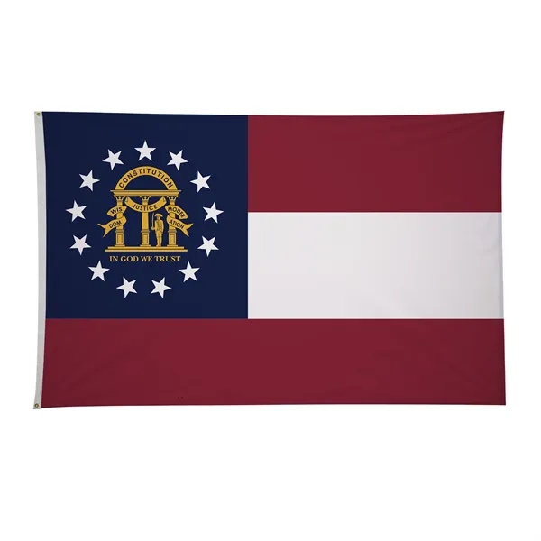 4' x 6' state flag made of nylon with a snow-white... from ASI 87188 Showdown Displays