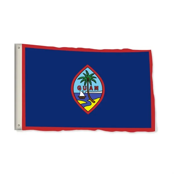 4' x 6' state flag made of nylon with a snow-white... from ASI 87188 Showdown Displays