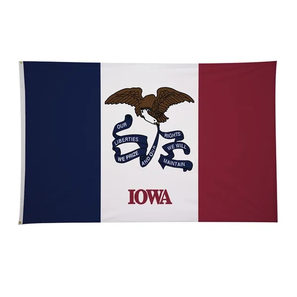 4' x 6' state flag made of nylon with a snow-white... from ASI 87188 Showdown Displays