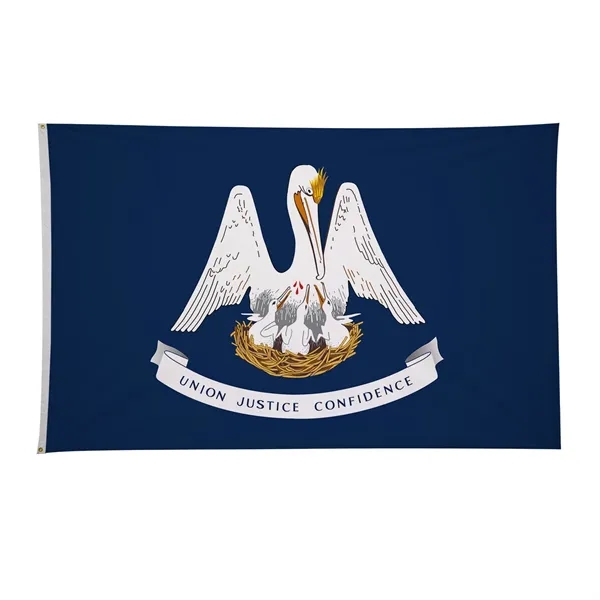 4' x 6' state flag made of nylon with a snow-white... from ASI 87188 Showdown Displays